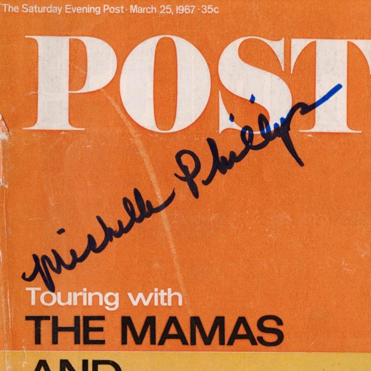 Michelle Phillips Autographed Signed California Dreamin' Magazine AMCo COA
