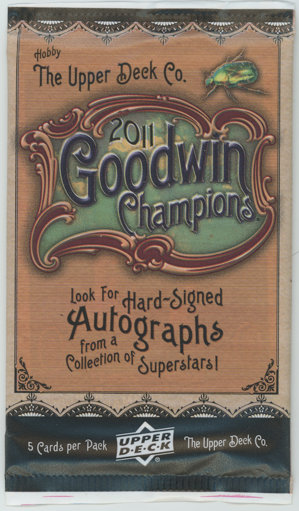 2011 Upper Deck Goodwin Champions Michael Jordan Auto New Sealed Hobby Pack