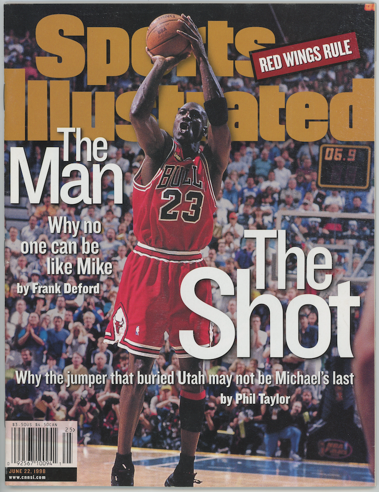 Michael Jordan June 22 1998 Newsstand Copy Sports Illustrated Magazine