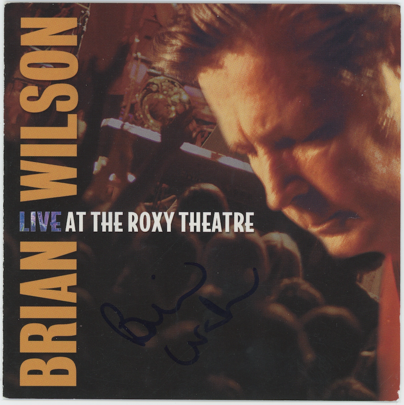 Brian Wilson Beach Boys Autographed Signed Live At The Roxy CD Booklet AMCo COA
