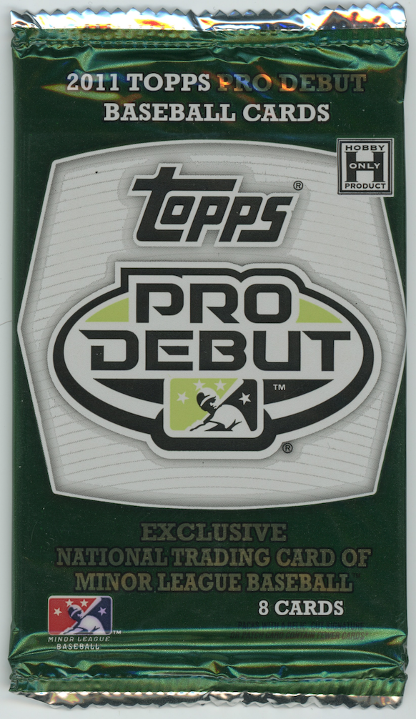 2011 Topps Pro Debut MLB Mike Trout Bryce Harper Sealed Hobby Pack