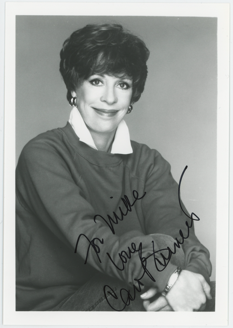 Carol Burnett Actress Comedian Autographed Signed Photo AMCo COA