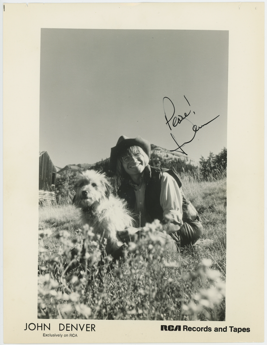 John Denver Take Me Home Singer Autographed Signed 8x10 Photo AMCo COA