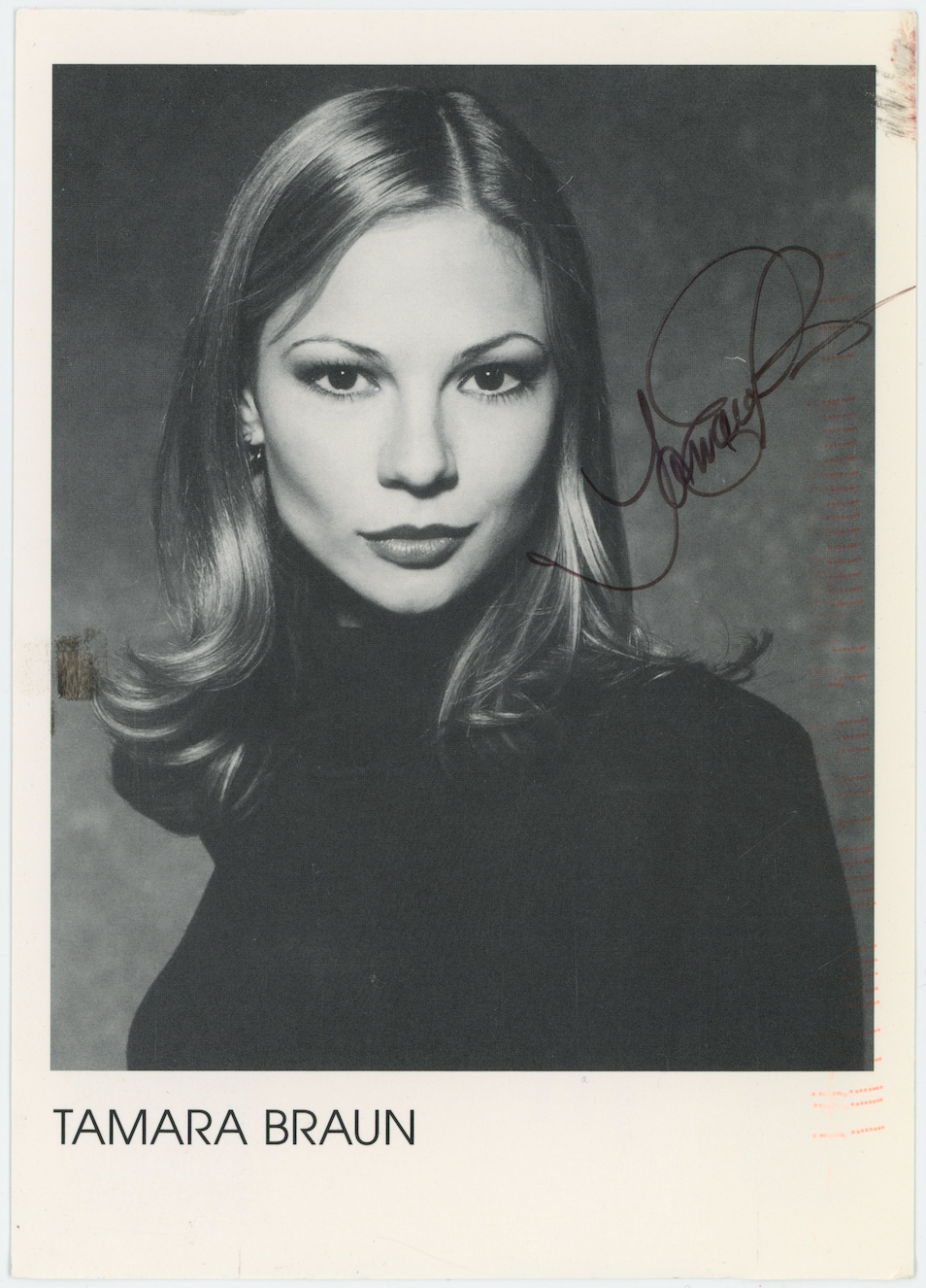 Tamara Braun General Hospital Autographed Signed Photo AMCo COA