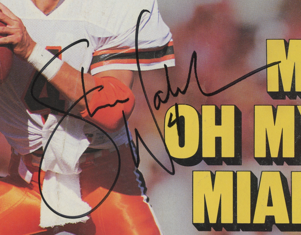 Steve Walsh Hurricanes Autographed Signed Sports Illustrated Magazine AMCo COA