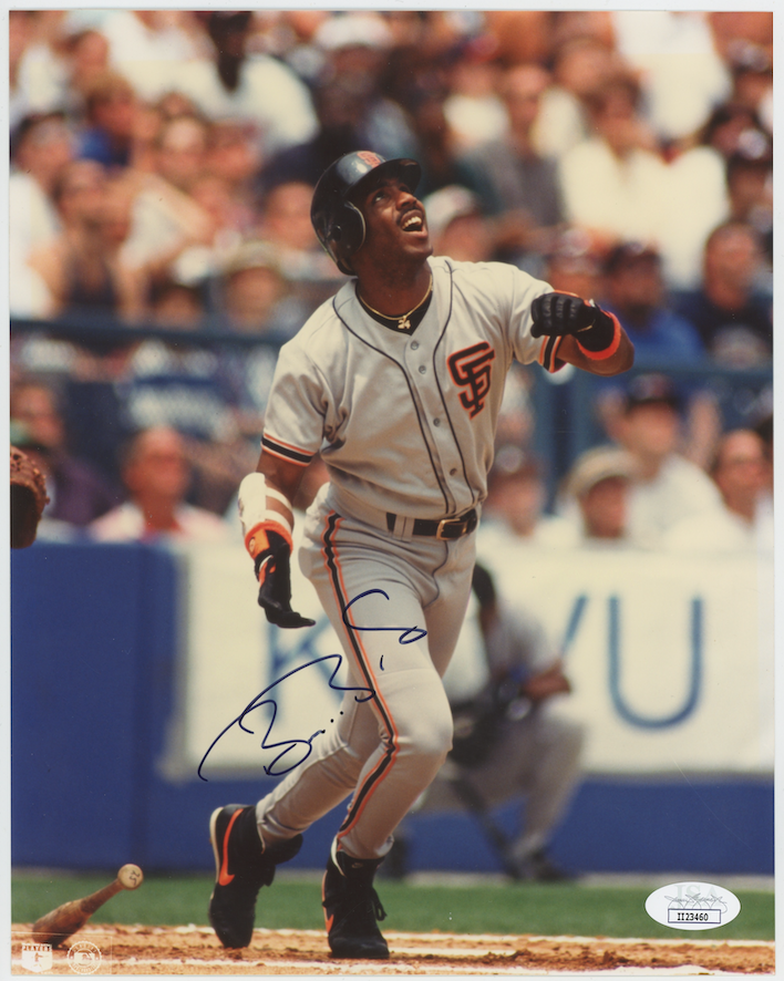 Barry Bonds San Francisco Giants Autographed Signed 8x10 Photo JSA COA