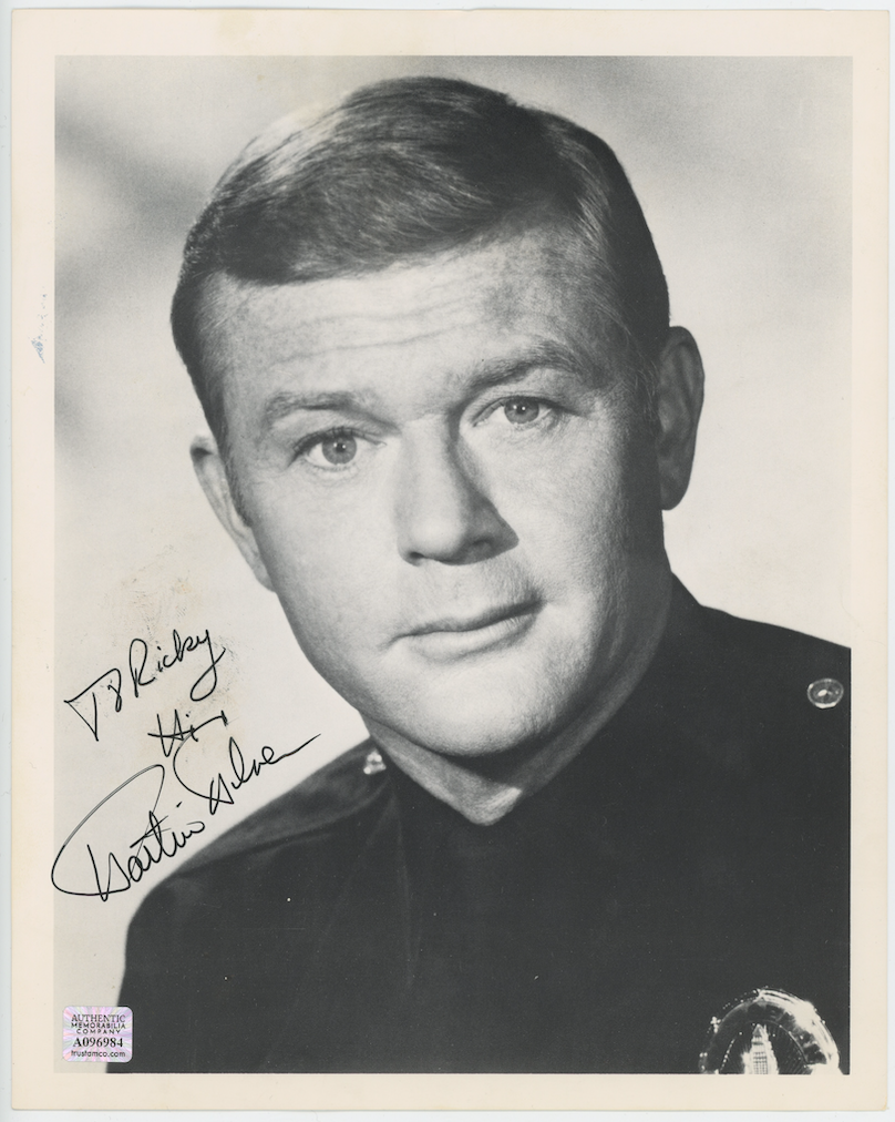 Martin Milner Route-66 Adam-12 Autographed Signed 8x10 Photo AMCo COA