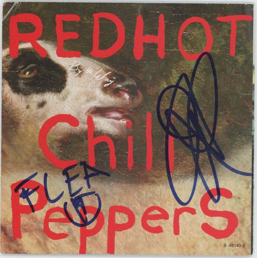 Red Hot Chili Peppers Band Autographed Signed By The Way CD Booklet AMCo COA